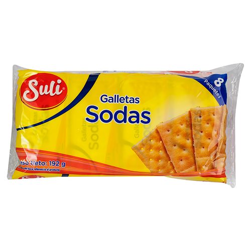 Galleta Suli Soda 8 Unidades - 192gr