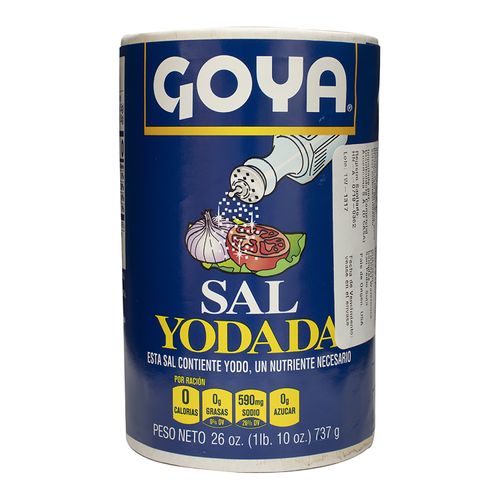 Sal  Goya Yodada en frasco - 737 g