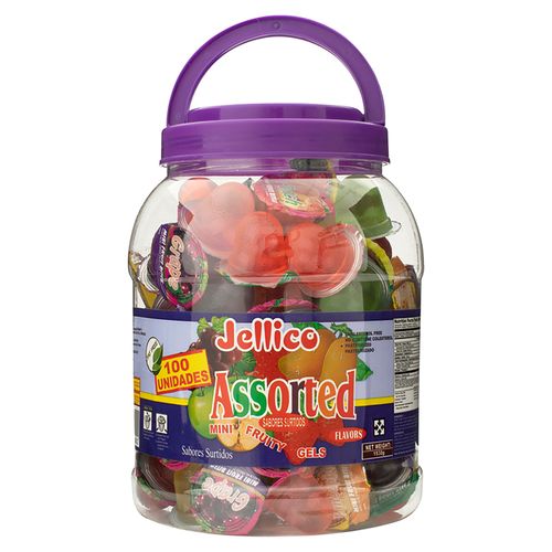 Gelatina Jellico Assorted Bote - 1530 g