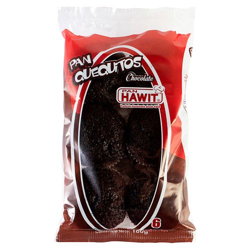 Pan Quequito  Hawit De Chocolate 6 Uds - 186 g