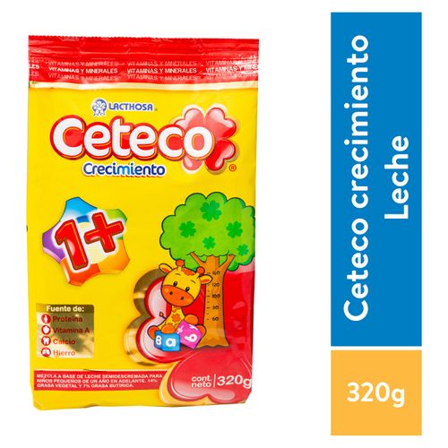 Leche Ceteco Crecimiento 1 más Bolsa -320 g