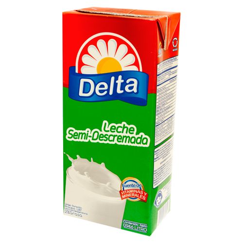 Leche Uht Delta Semi Descremada- 946 ml