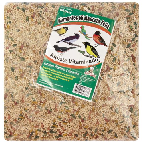 Alimento Mascota Feliz Aves Alpiste Vitaminado - 680 g