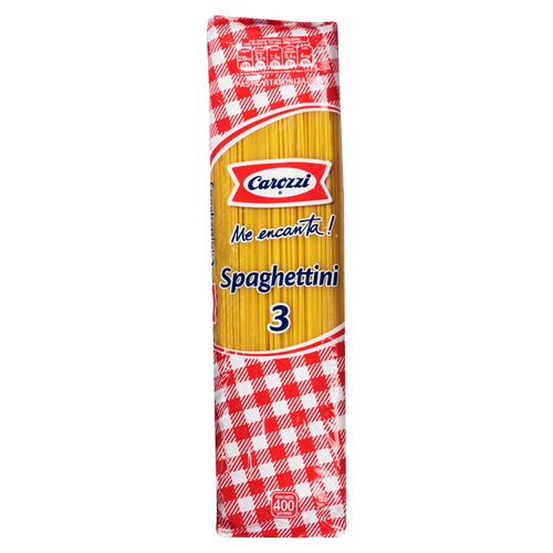 Pasta Carozzi Spaguetti Capellino - 400 g
