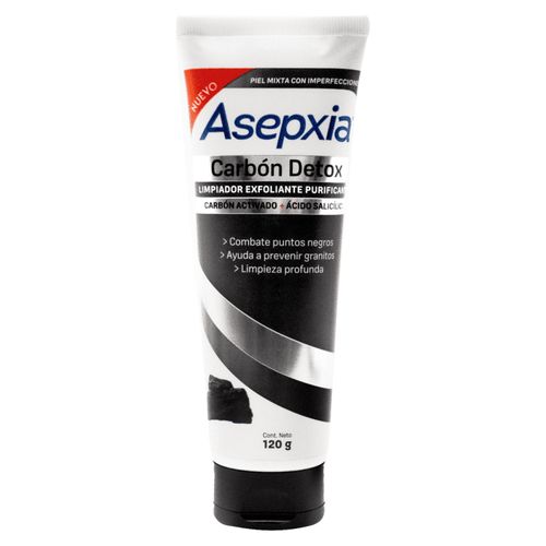 Jabón Asepxia Exfoliante Carbon - 120gr