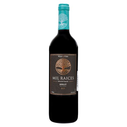 Vino Mil Raices Merlot 750 Ml