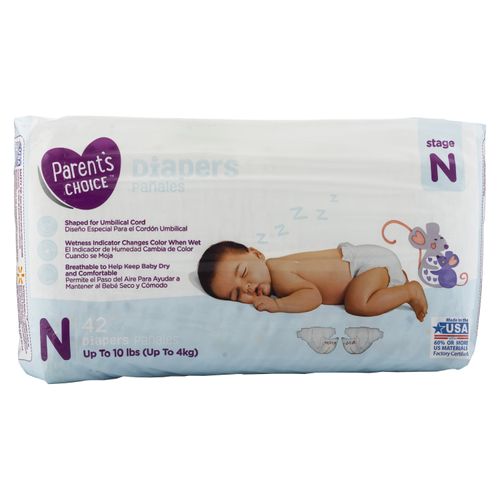 Pañal Parent C Baby Diaper Size 0 Nb- 42 Unidades