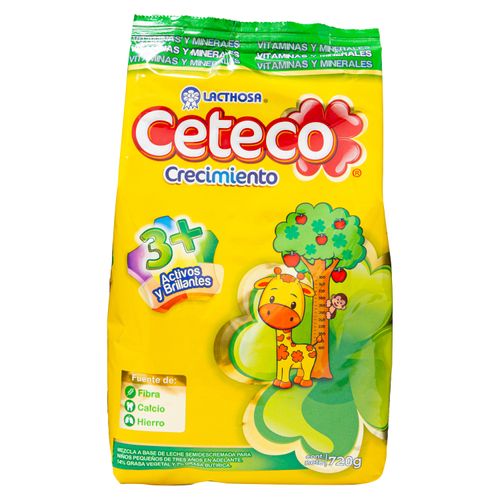 Leche Ceteco Crecimiento 3 Mas Activos Y Brillantes Bolsa - 720 g