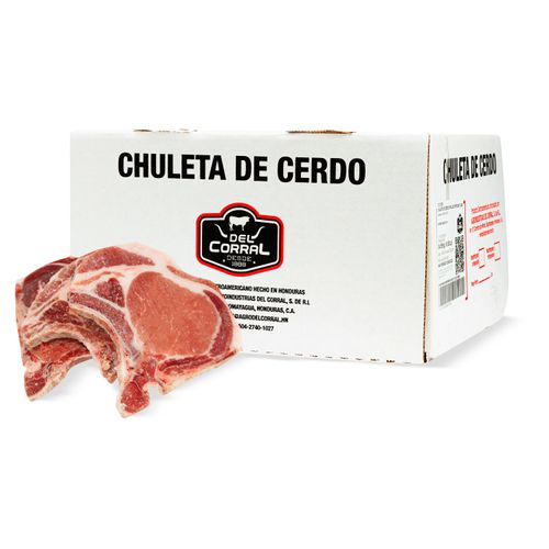 Chuleta De Cerdo El Corral Congelada Caja De 10 Lbs Aproximadamente - Precio Indicado Por Libra -