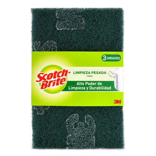 Fibra Scotch Brite Verde - 3Uds