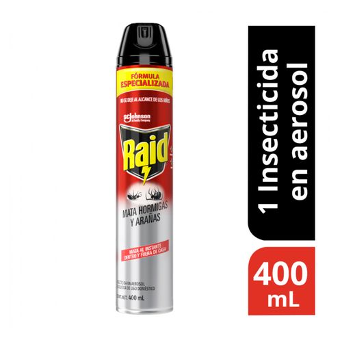 Insecticida Raid Mata Hormiga y Araña 400ml