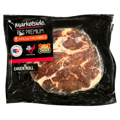 Carne De Res Chuck Roll Marketside Congelado Paquete, Precio indicado por libra