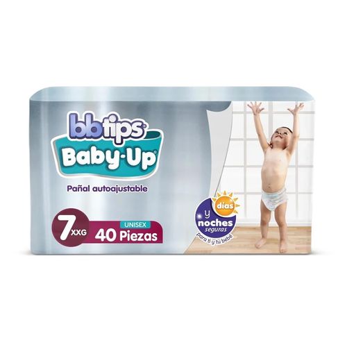 Pañal BBTips Babyup Autoajustable T7 Xxg 40 unidades