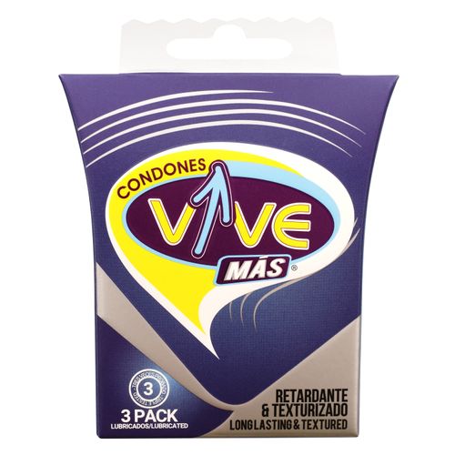 Profiláctico Vive Retardante 3 Unidades