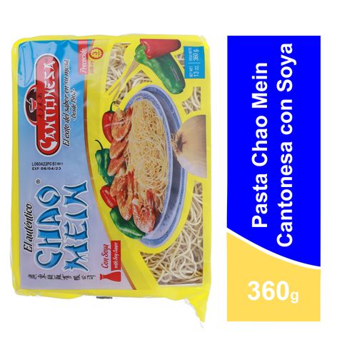 Pasta Cantonesa Chao Mein Con Soya - 360gr