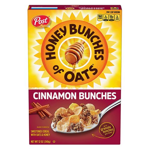 Cereal Post honey Bunches of Oats Cinnamon Bunches-12oz