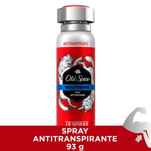 Spray Antitranspirante marca Old Spice Wolfthorn -150 ml