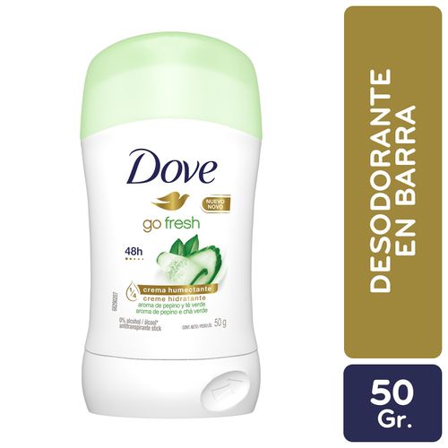 Desodorante Dove Pepino y Té Verde en Barra - 50 g
