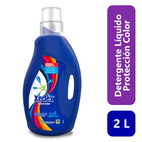 Detergente Líquido Xedex con protección de Color -2L