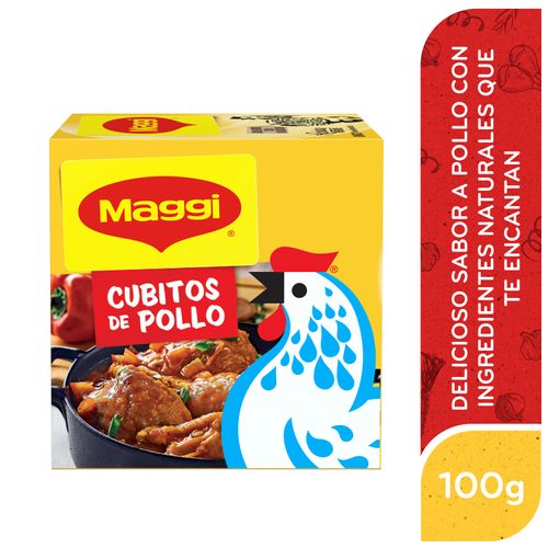 Sazonador Cubito de Pollo MAGGI 4g 25 Unidades
