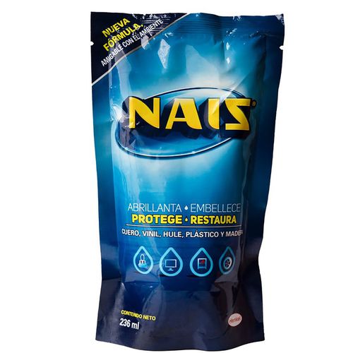 Abrillantador Nais Rociador Bolsa - 236ml