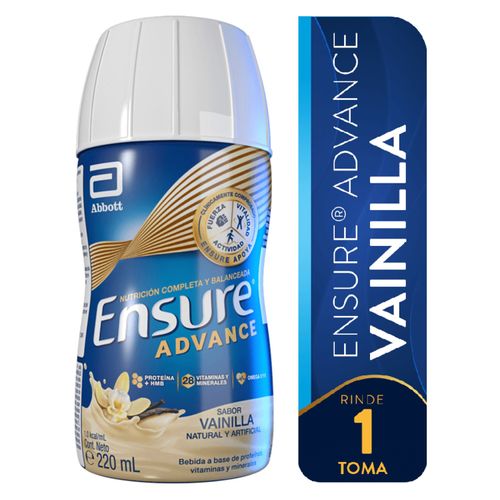 Fórmula Nutricional Ensure® Advance Sabor Vainilla - 220ml