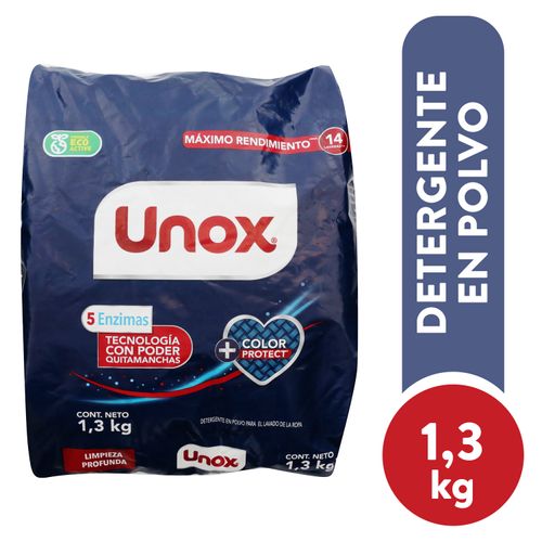 Detergente Unox Colores en Polvo - 1300 g