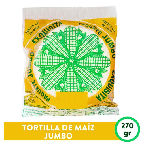 Tortilla De Maíz Exquisita Jumbo - 270 g