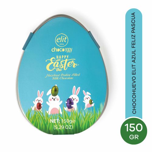 ChocoHuevo Elit Azul Feliz Pascua - 150g