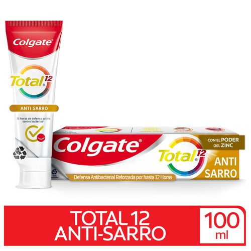 Pasta Dental Colgate Total12 Antisarro - 100ml
