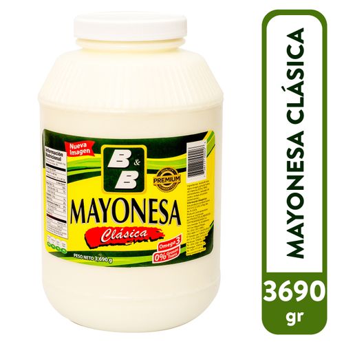 Mayonesa B&B Clásica premium - 3690 g