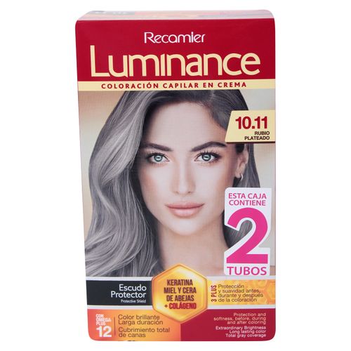 Kit Luminance Rubio Plateado 10.11 - 120 g