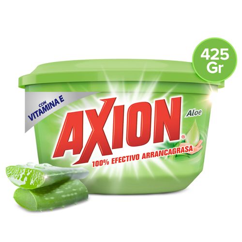Lavaplatos Axión Toque De Crema Aloe Y Vitamina E Pasta - 425 g