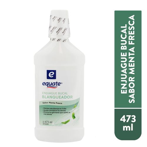 Enjuague Equate Glowing White Rinse Menta 473ml