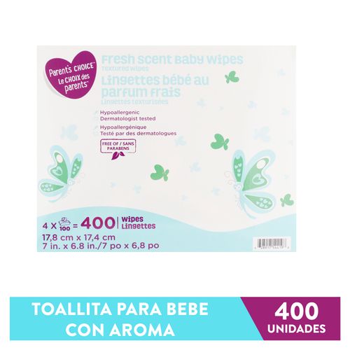 Toallita Para Bebe Parents C Aroma 400ea