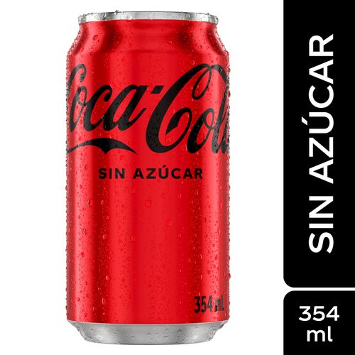 Gaseosa Coca Cola Zero Lata - 354 ml
