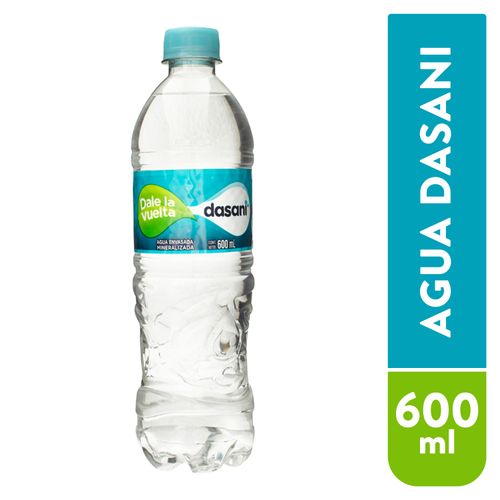 Agua Dasani pura -600 ml