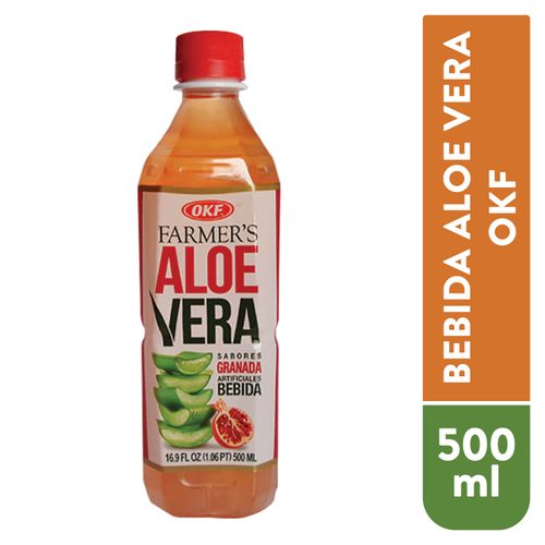 Bebida OKF Farmers Aloe Granadia - 500 ml