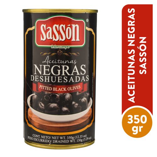 Aceituna Sasson Negra Deshuesada - 350 g