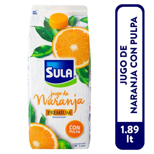 Jugo Sula Naranja Premium Con Pulpa- 1890ml