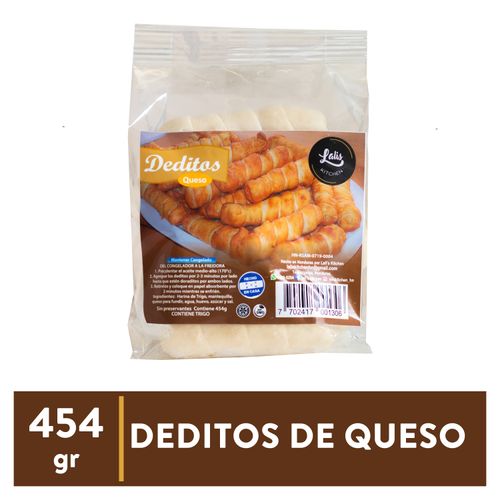 Deditos Lalis Kitchen De Queso -  454 g