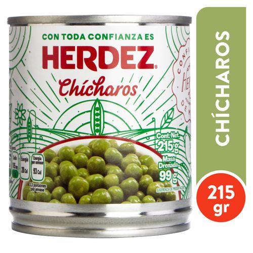 Chícharos Herdez En Lata - 215 g
