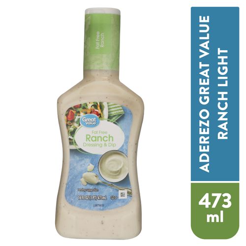 Aderezo Great Value Ranch Light - 473ml