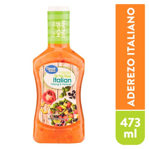 Aderezo Great Value Italian Fat Free - 473ml