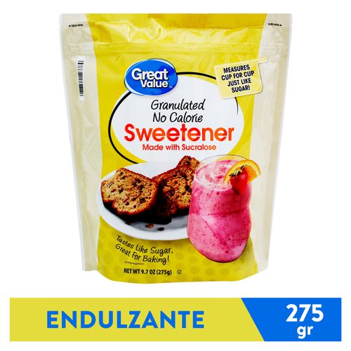 Endulzante Great Value Sucralosa Granulada - 275 g