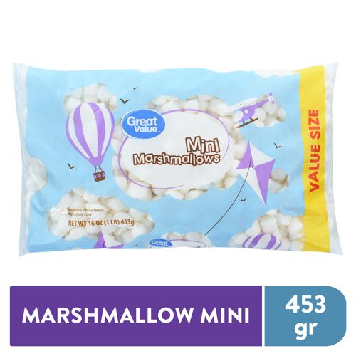 Marshmellow Great Value Mini Tamano Grande - 453gr