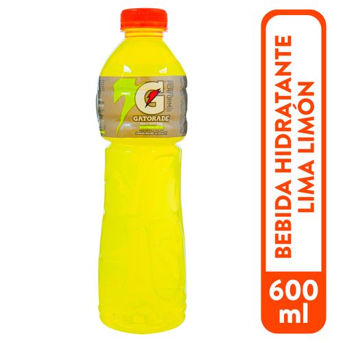 Bebida Gatorade Hidratante Sabor A Lima Limon - 600ml