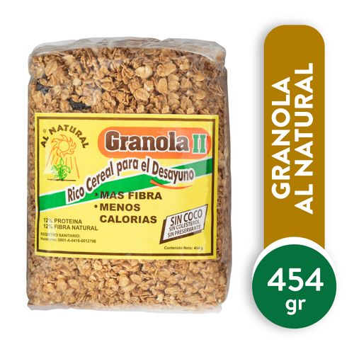 Granola Al Natural Sin Coco - 454 g