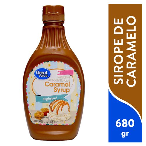 Sirope De Caramelo Great Value 680Gr