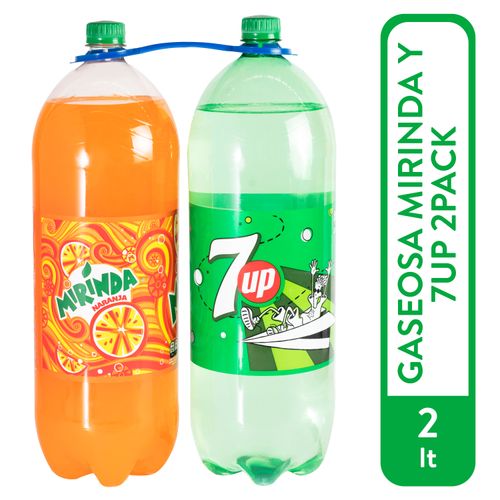 Gaseosa Mirinda Y 7Up 2Pack 6000Ml